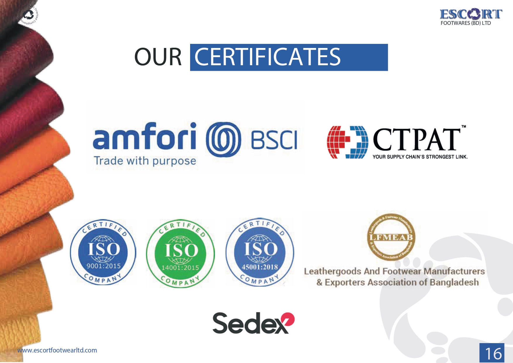 Certifications